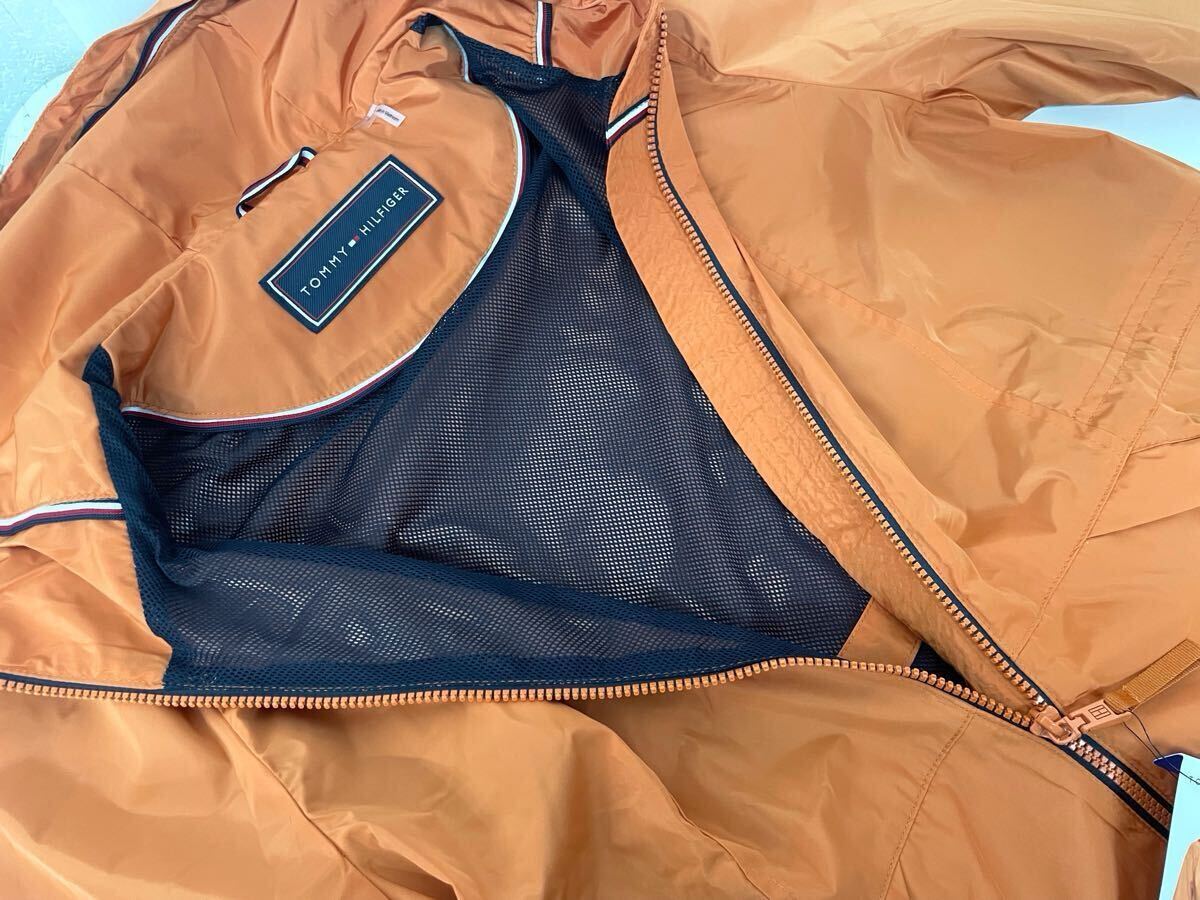 TOMMY トミーヒルフィガー レディース パッカブルジャケット ジャンパー L オレンジ_画像3