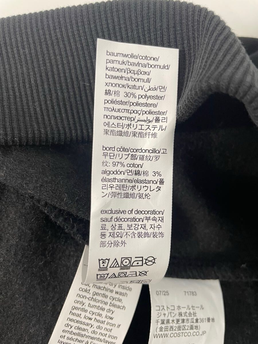 TOMMY トミーヒルフィガー メンズ 裏起毛 ロゴ トレーナー M ブラック_画像6