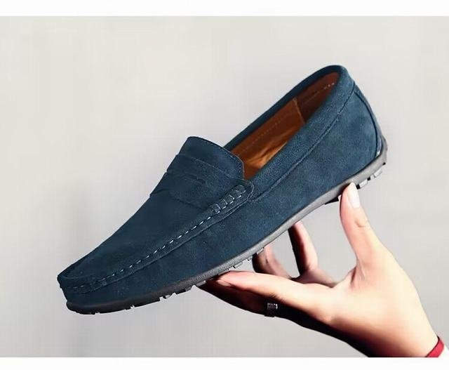 XX-dd890-ML サイズ46【新品未使用】柔らかい 新品 本革 メンズシューズ カジュアルシューズ 通勤 ビジネス 革靴 牛革 ド_画像3