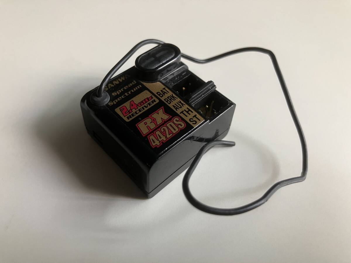 サンワ sanwa RX442DS 受信機 レシーバー 中古　動作OK_画像1