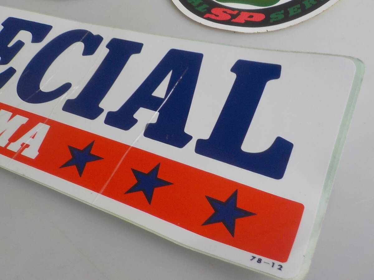  старый машина YOKOHAMA.GT.SPECIAL стикер 3 листов подлинная вещь Showa Retro авто аксессуары 