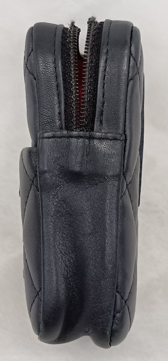 【送料無料】難あり CHANEL シャネル カンボンライン シガレット ケース タバコケース ポーチ マルチポーチ 小物入れ_画像3