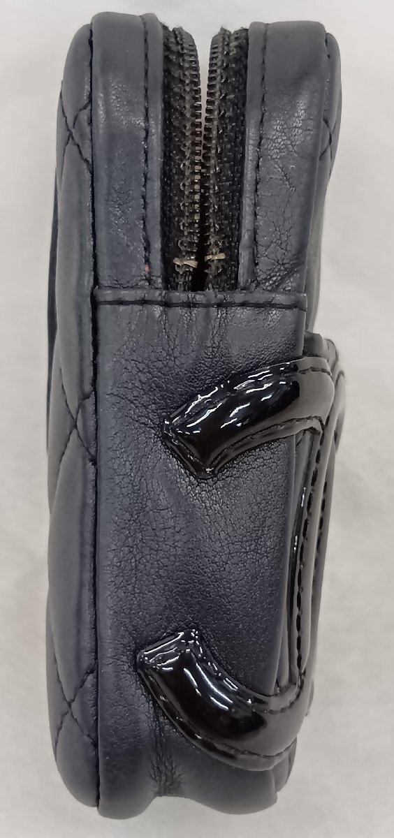 【送料無料】難あり CHANEL シャネル カンボンライン シガレット ケース タバコケース ポーチ マルチポーチ 小物入れ_画像4