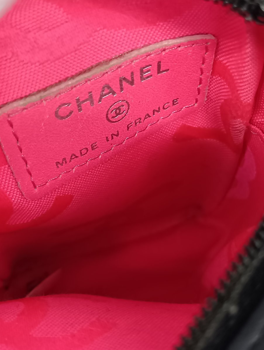 【送料無料】難あり CHANEL シャネル カンボンライン シガレット ケース タバコケース ポーチ マルチポーチ 小物入れ_画像9
