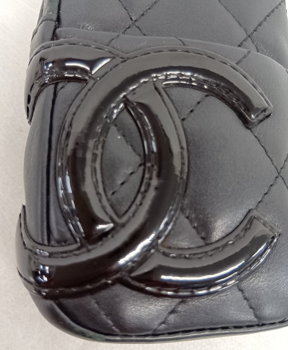 【送料無料】難あり CHANEL シャネル カンボンライン シガレット ケース タバコケース ポーチ マルチポーチ 小物入れ_画像7