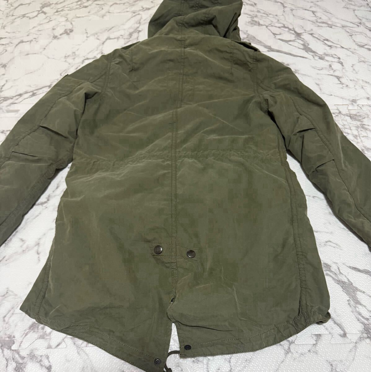 ★ALPHA INDUSTRIES×X-girl アルファインダストリーズエックスガール コート モッズコート ミリタリー レディース 1サイズ_画像6