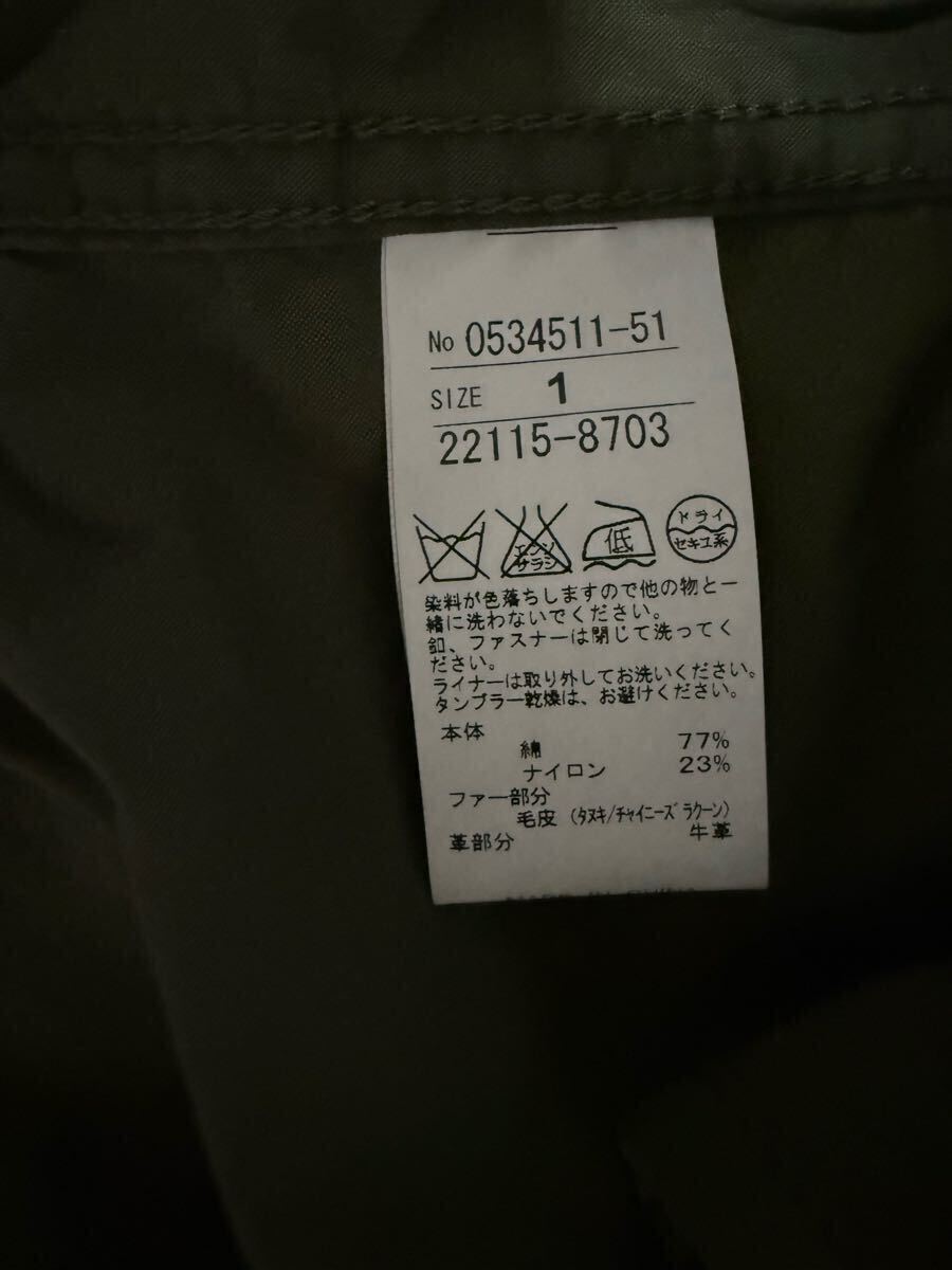 ★ALPHA INDUSTRIES×X-girl アルファインダストリーズエックスガール コート モッズコート ミリタリー レディース 1サイズ_画像5