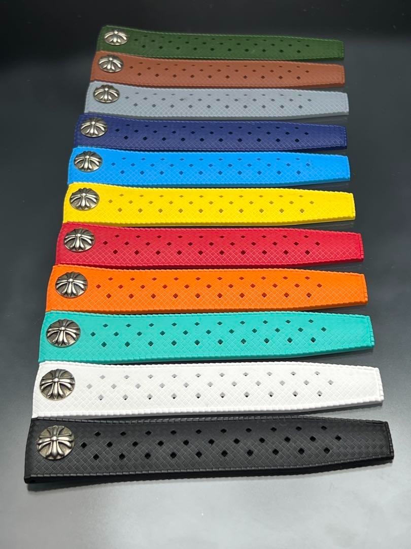 ホワイト クロス ラバー ベルト バンド Dバックル付 Dバックル付 49mm 46mm 45mm 44mm 41mm 40mm38mm 42mm ウルトラ_画像10