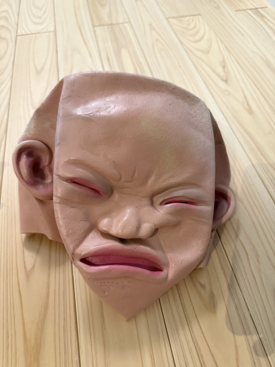 赤ちゃんマスク リアルマスク ガキ使 泣き顔 ベビーマスク リアル赤ちゃん 泣き顔マスク 被り物 変装 コスプレ _画像1