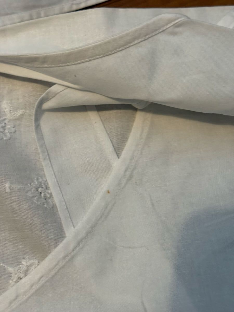 近沢レース エプロン ホワイト 綿100%_画像5