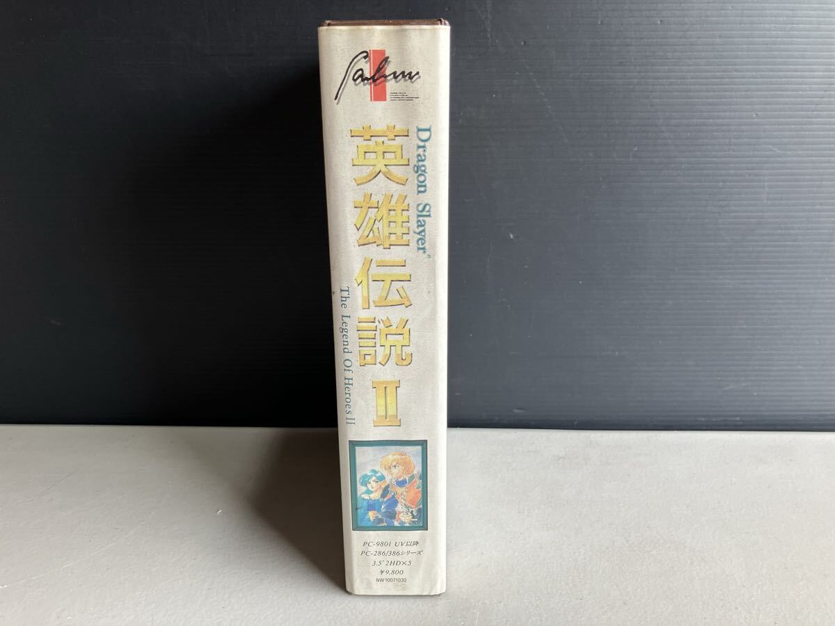 Falcom ファルコム　PC-9801用　ゲーム ソフト　ドラゴンスレイヤー　英雄伝説 Ⅱ 動作未確認　現状品_画像6