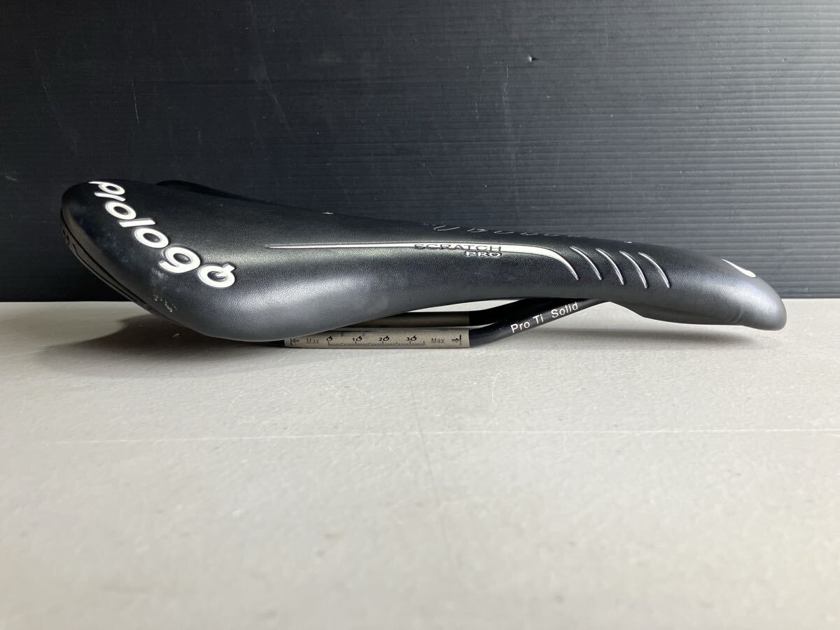 Prologo プロロゴ SCRATCH PRO 軽量サドル BK 長さ約27.5㎝×幅13.5㎝ (サイズ) 重量 約241g_画像3