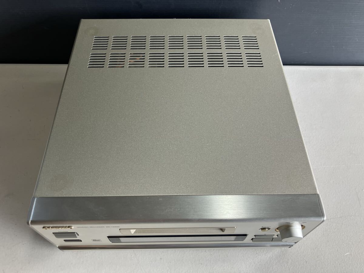 ONKYO オンキョー　MINIDISC RECORDER MD-122MX MDレコーダー　オディオ音響機器　通電のみ確認済み　現状品_画像7