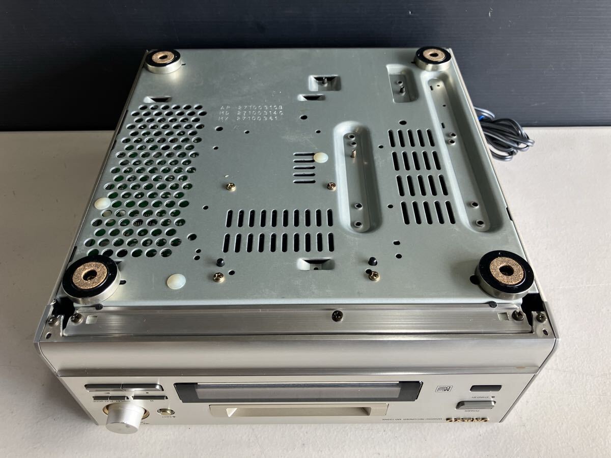 ONKYO オンキョー　MINIDISC RECORDER MD-122MX MDレコーダー　オディオ音響機器　通電のみ確認済み　現状品_画像8
