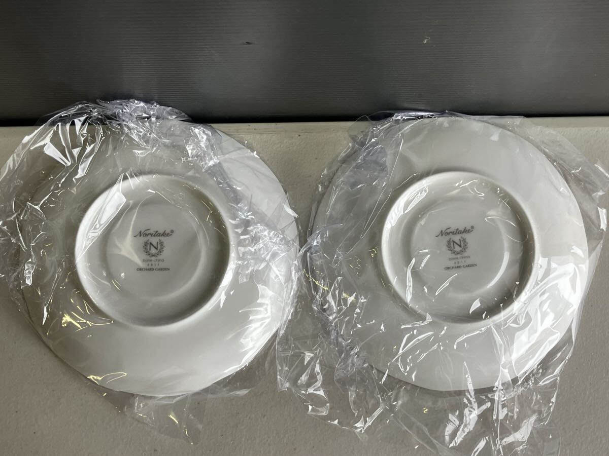 未使用品　Noritake オーチャード ガーデン　ティ− ・ コーヒー 碗皿 ペアセット_画像6