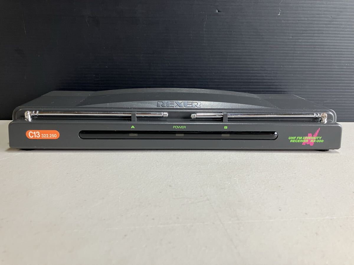 REXER レクサー ギター ベース用　ワイヤレス システム RGX-300 C13 通電のみ確認済み　現状品_画像2