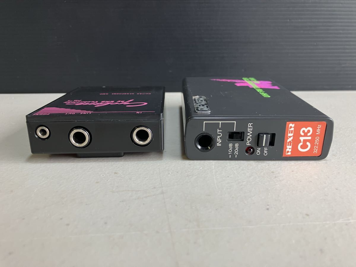 REXER レクサー ギター ベース用　ワイヤレス システム RGX-300 C13 通電のみ確認済み　現状品_画像7