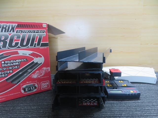 K☆WEB GRAD PRIX CIRCUIT ウェブグランプリサーキット 爆SEED　BANDAI　ラップタイム＆スピードチェッカー ◎現状品_画像2