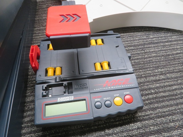 K☆WEB GRAD PRIX CIRCUIT ウェブグランプリサーキット 爆SEED　BANDAI　ラップタイム＆スピードチェッカー ◎現状品_画像6