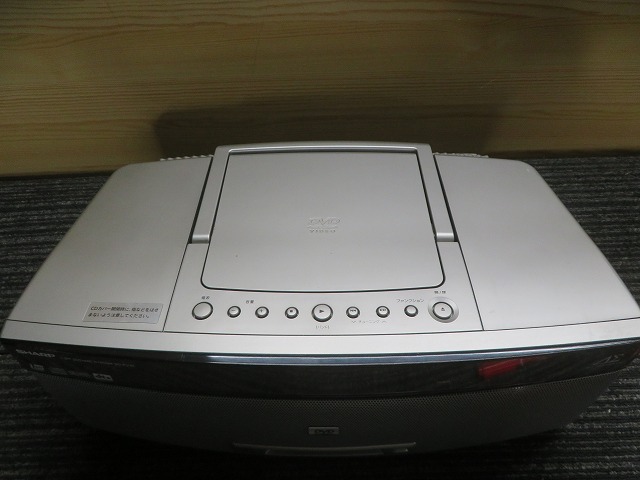 T☆SHARP シャープ SD-FV10-S　1ビットDVD/MDシステム　シルバー系 ◎通電OK ◎CD・MD・DVD再生など簡易動作確認済_画像2