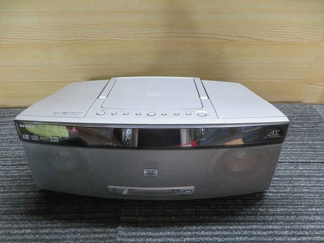T☆SHARP シャープ SD-FV10-S　1ビットDVD/MDシステム　シルバー系 ◎通電OK ◎CD・MD・DVD再生など簡易動作確認済_画像1