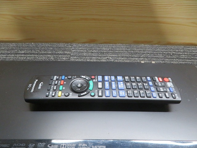 T☆Panasonic　パナソニック DMR-BRW500　ブルーレイレコーダー　2015年製　リモコン　B-CAS付　 ◎通電OK ◎再生など簡易動作確認済_画像2
