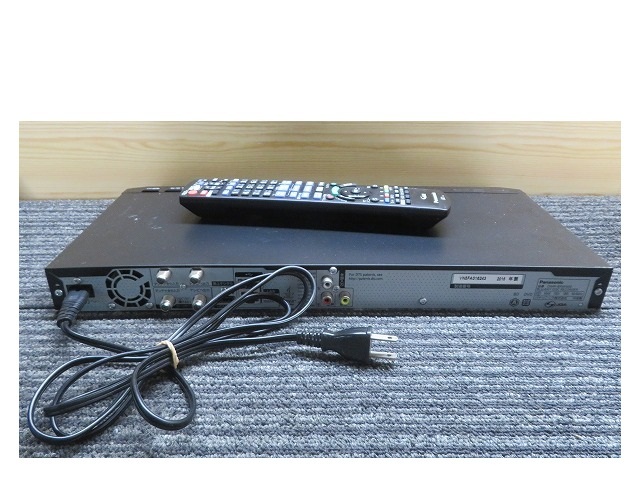 T☆Panasonic　パナソニック DMR-BRW500　ブルーレイレコーダー　2015年製　リモコン　B-CAS付　 ◎通電OK ◎再生など簡易動作確認済_画像4