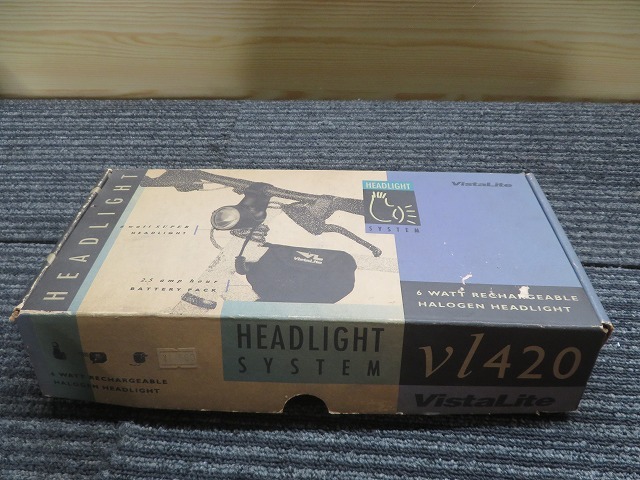 T☆HEADLIGHT　 VistaLite　Vl420　自転車用　ヘッドライト ◎ライト点灯OK_画像1