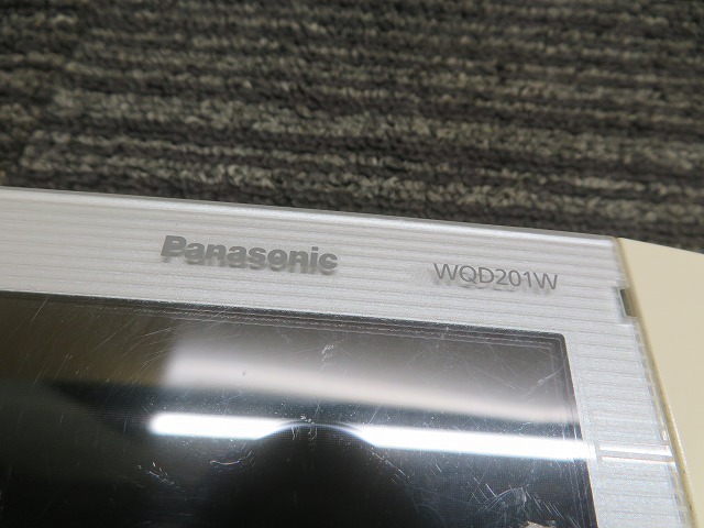 T☆Panasonic　パナソニック カラー玄関番スリム1型　親機　WD201W カラーカメラ付ドアホン子機　WQD001A ◎動作外し/現状未確認_画像5