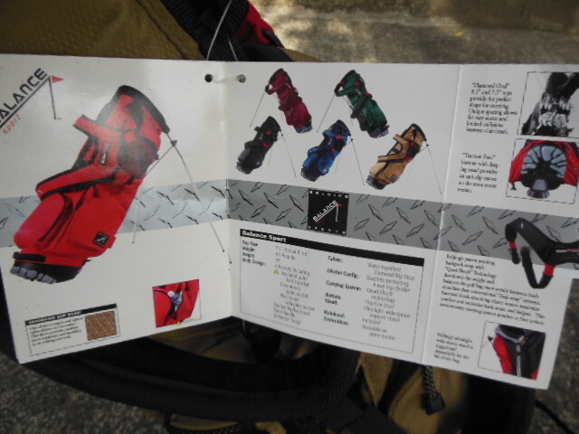 ☆ BELDING ベルディング キャディバック スタンド式 ダブルショルダー 中高生 未使用 ☆_画像9