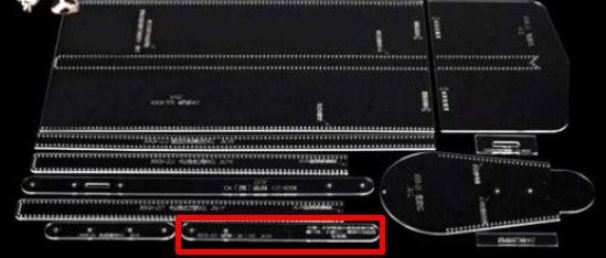 訳あり◆ レザークラフト ショルダーバッグ 型紙 ◆透明 アクリル板 手芸 趣味 ホビー DIY ハンドメイド レザー 皮革 ツール_画像5