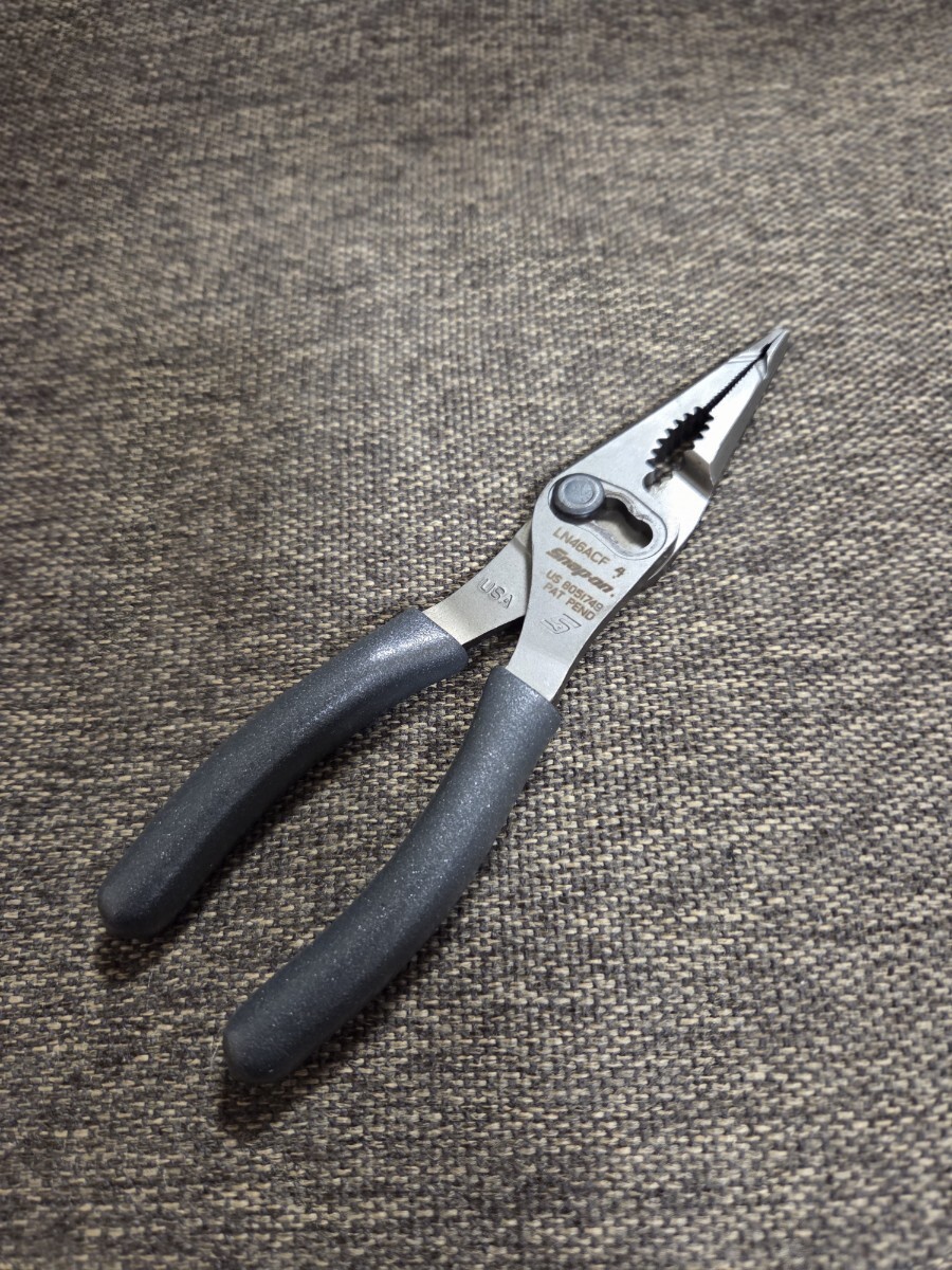 スナップオン LN46ACF ガンメタ プライヤー_画像4