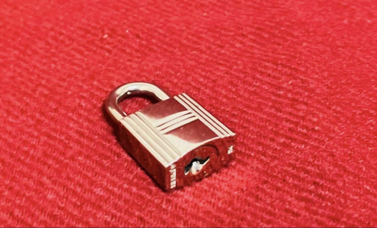 HERMES 南京錠 鍵 シルバー カデナ エルメス カギ_画像5