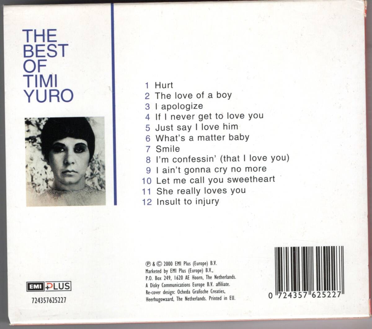 TIMI YURO/THE ORIGINALS THE BEST OF TIMI YURO_画像2
