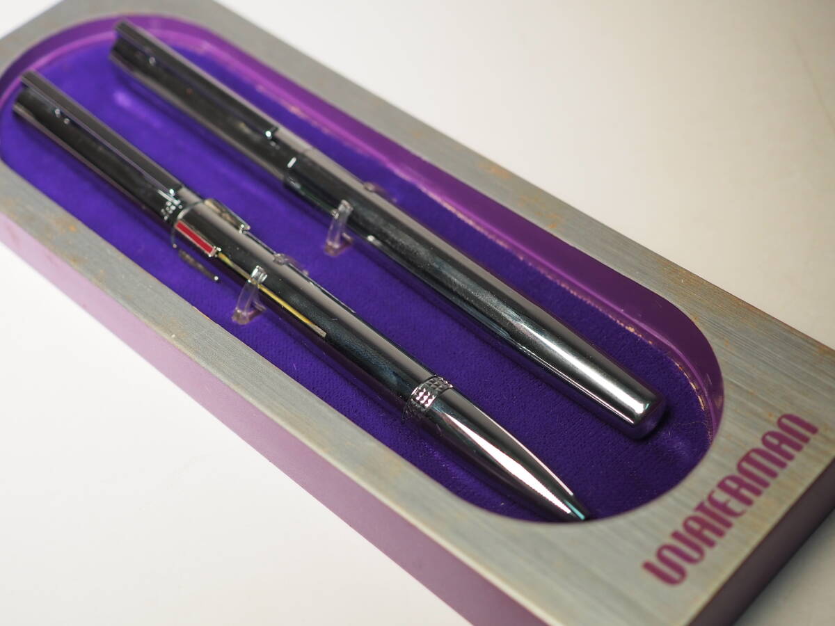 WATERMAN ウォーターマン 万年筆　４色ボールペン　２点セット_画像2