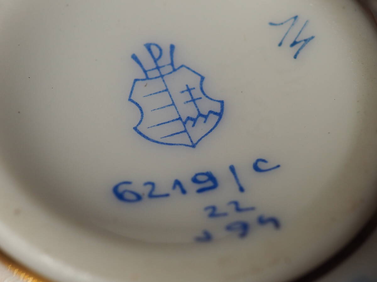 ヘレンド HEREND　ボンボニエール 小型 ピンク系　小物入れ　蓋付容器　良品_画像9