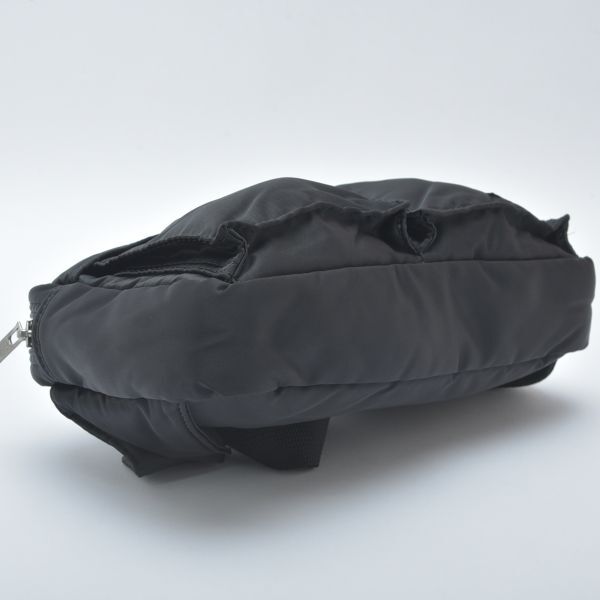 1円~ 新品同様 PORTER ポーター タンカー ウエストバッグ ボディバッグ ナイロン ブラック 金属 ショルダー 吉田カバン 鞄 /071015-11/k.f_画像4