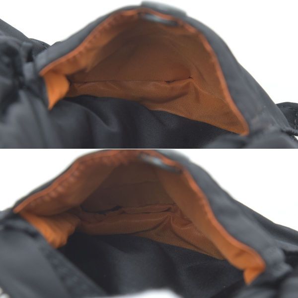 1円~ 新品同様 PORTER ポーター タンカー ウエストバッグ ボディバッグ ナイロン ブラック 金属 ショルダー 吉田カバン 鞄 /071015-11/k.f_画像9