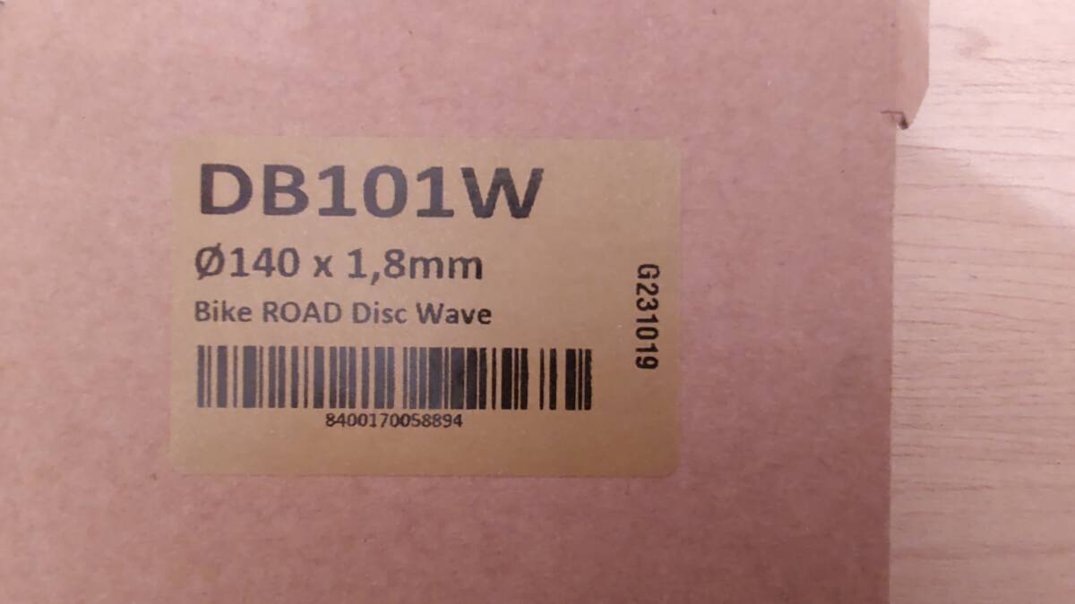 GALFER Wave Rotor ガルファー ウェーブローター　DB101W　140mm　6ボルト/センターロックアダプター無し　ロード/グラベル用　未使用/1枚_画像2
