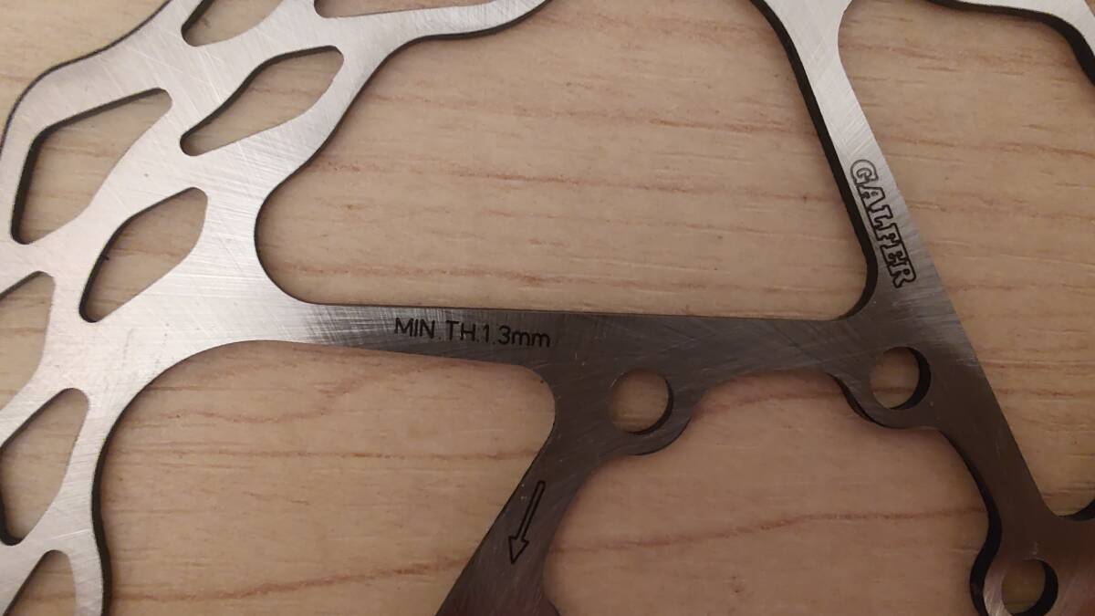 GALFER Wave Rotor ガルファー ウェーブローター　DB101W　140mm　6ボルト/センターロックアダプター無し　ロード/グラベル用　未使用/1枚_画像5