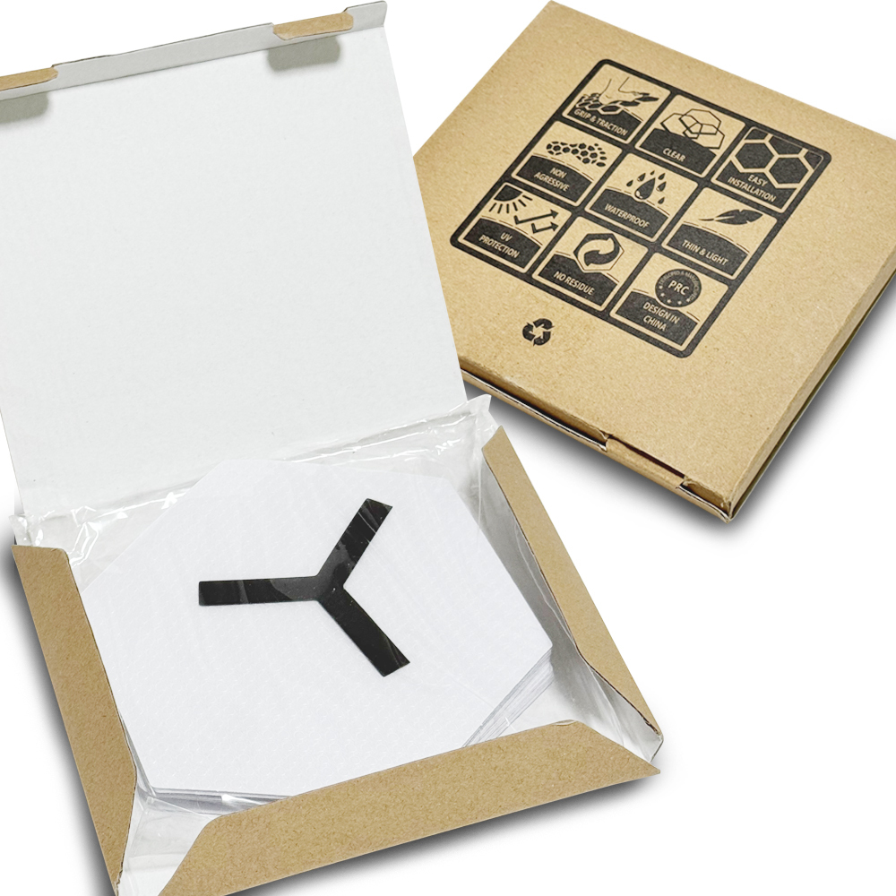 サーフィンクリアデッキパッド★フロント用パッド ハニカムフロントデッキパッド サーフボード グッズ 滑り止め ミッドレングス ワックス_画像7