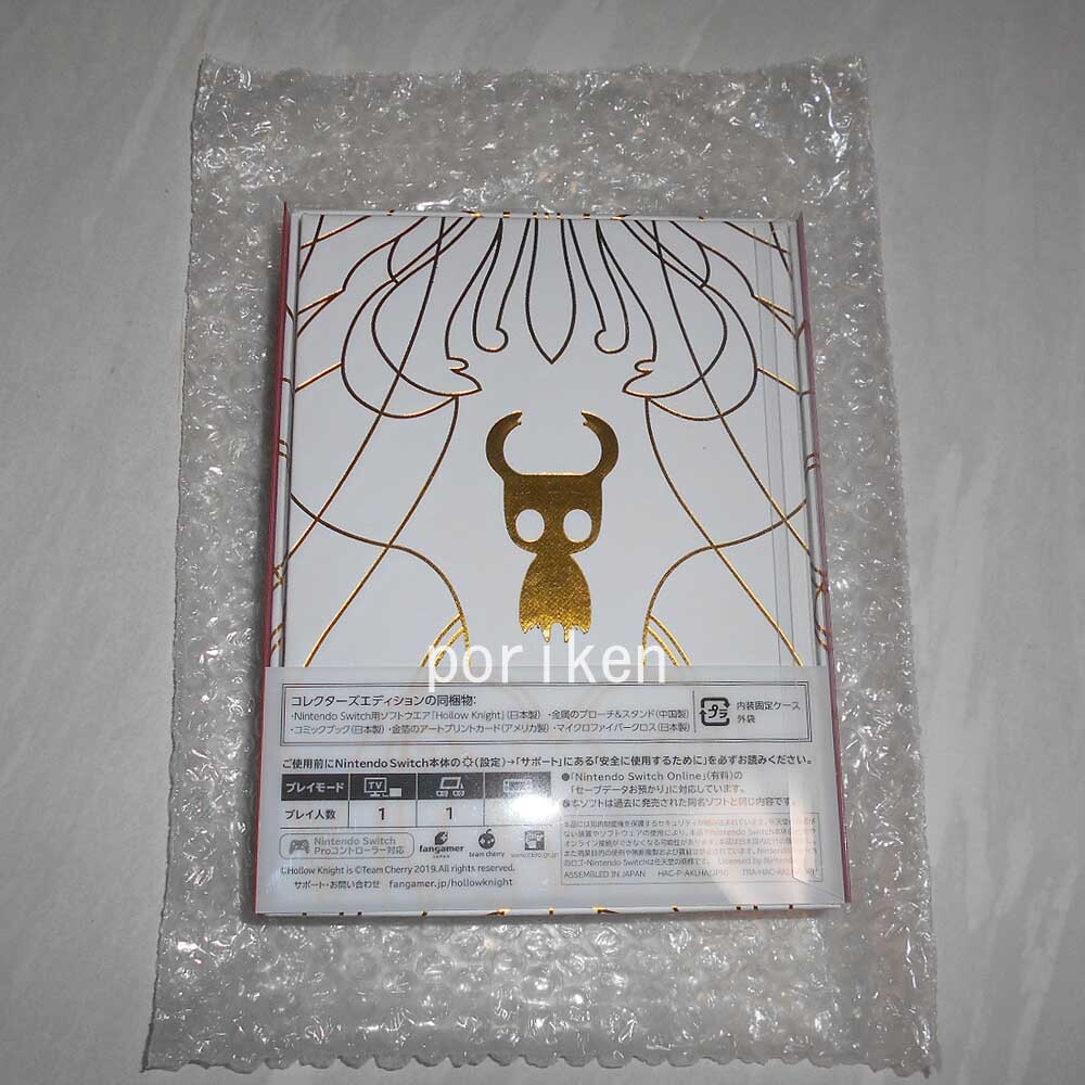 ◆Switch Hollow Knight コレクターズエディション 未使用品/検:ホロウナイト COLLECTOR’S EDITION 限定版 fangamer_画像2