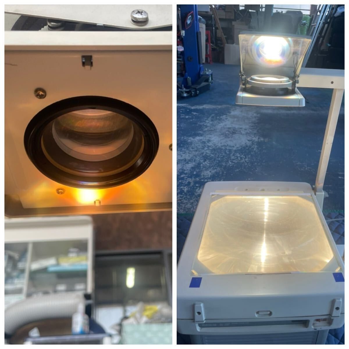 ELMO / オーバーヘッドプロジェクター / モデル HP-A305 / 中古品 簡単動作確認済み _画像8