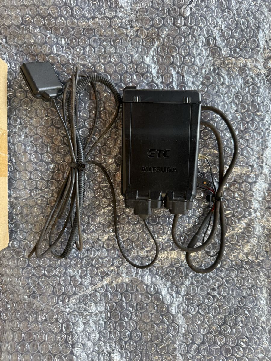 ミツバサンコーワ アンテナ分離型バイク用ETC車載器 MSC-BE51 中古品 通電・カード認識確認済み ！激安１円スタート　売り切りです。_画像1