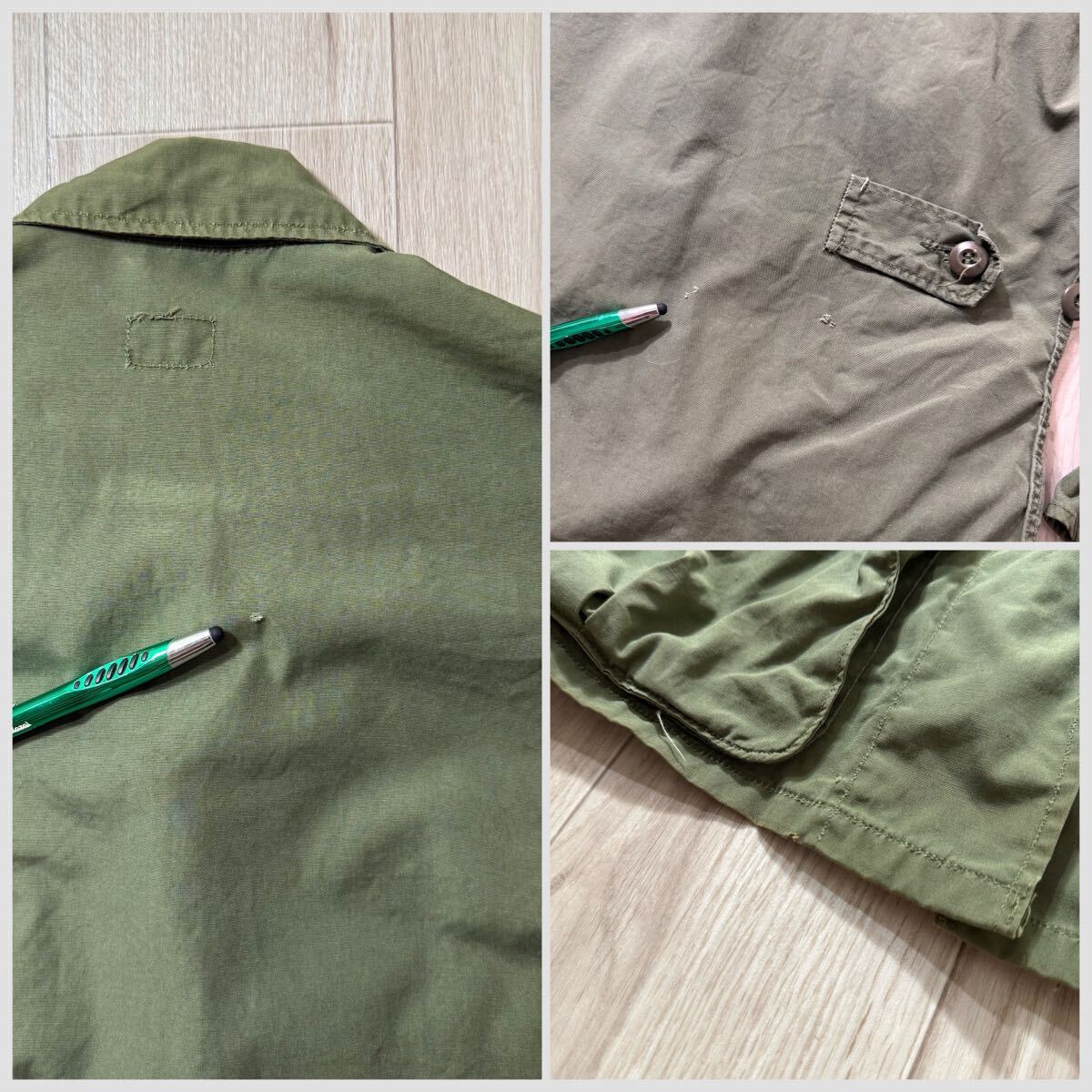 希少セカンド！60s 米軍実物 ジャングルファティーグ 2nd ノンリップ XS-Short_画像10