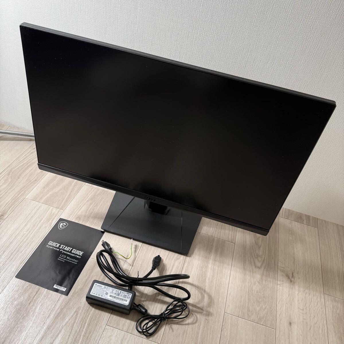 【訳あり出品】2023年製造 MSI Optix MAG274QRF-QD ゲーミングモニター Rapid IPSパネル 量子ドット 27インチ/165Hz_画像2