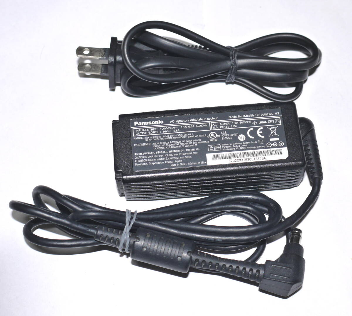 PANASONIC Let's note для AC адаптор CF-AA62J2C M3 DC16V 2.8A рабочее состояние подтверждено ② PANASONIC Let's note для AC адаптор CF-AA62J2C M3 DC16V 2.8A рабочее состояние подтверждено ②