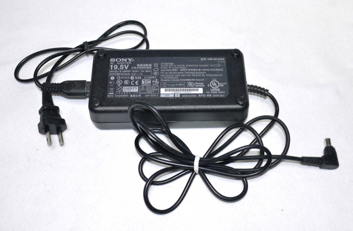 SONY ACアダプター VGP-AC19V54 DC19.5V　7.7A　動作確認済