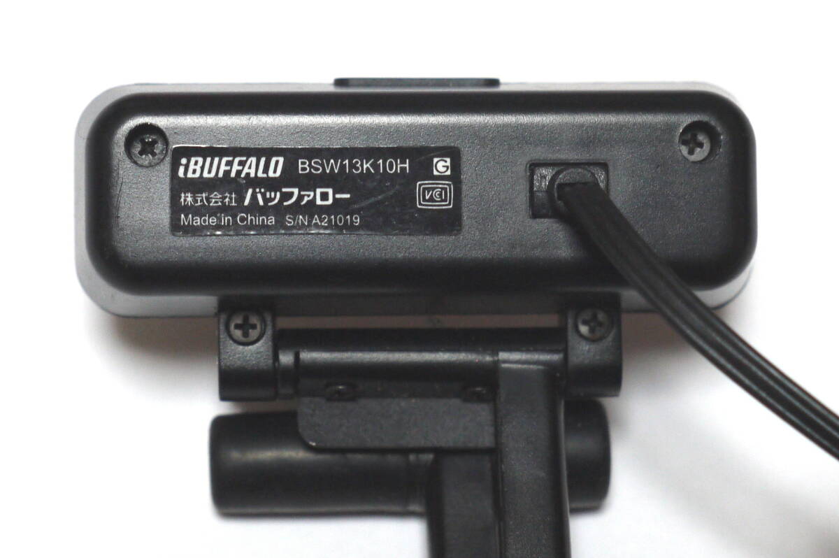 BUFFALO　130万画素Webカメラ ヘッドセット付　BSW13K10H　動作未確認_画像3