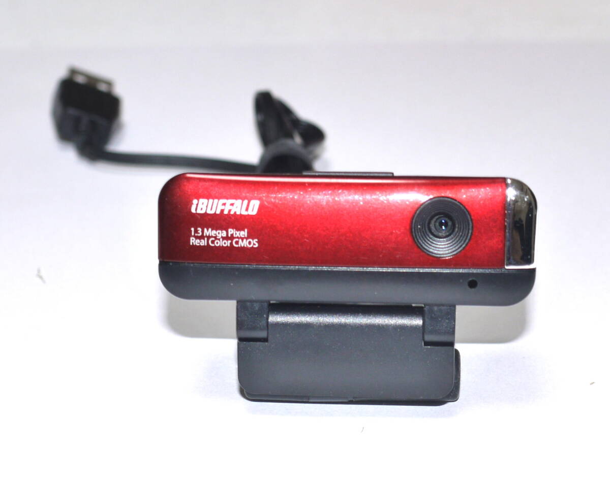 BUFFALO　130万画素Webカメラ ヘッドセット付　BSW13K10H　動作未確認_画像1